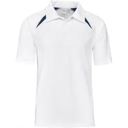 Kids Splice Golf Shirt White
